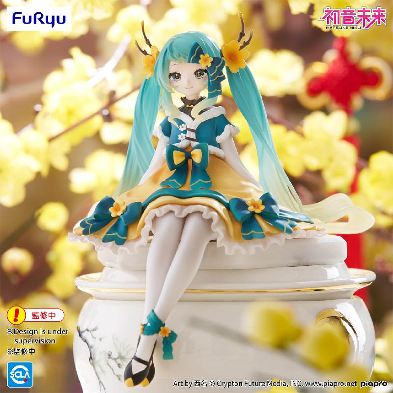 补款哔哩哔哩FuRyu 泡面压 VOCALOID 初音未来 2025新春景品手办