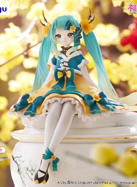 现货哔哩哔哩FuRyu 泡面压 VOCALOID 初音未来 2025新春景品手办