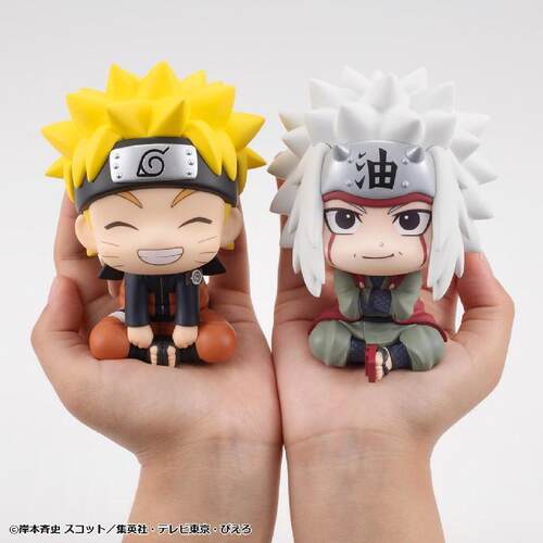 定金哔哩哔哩Megahouse LOOKUP火影忍者 鸣人 自来也 师徒Q版手办