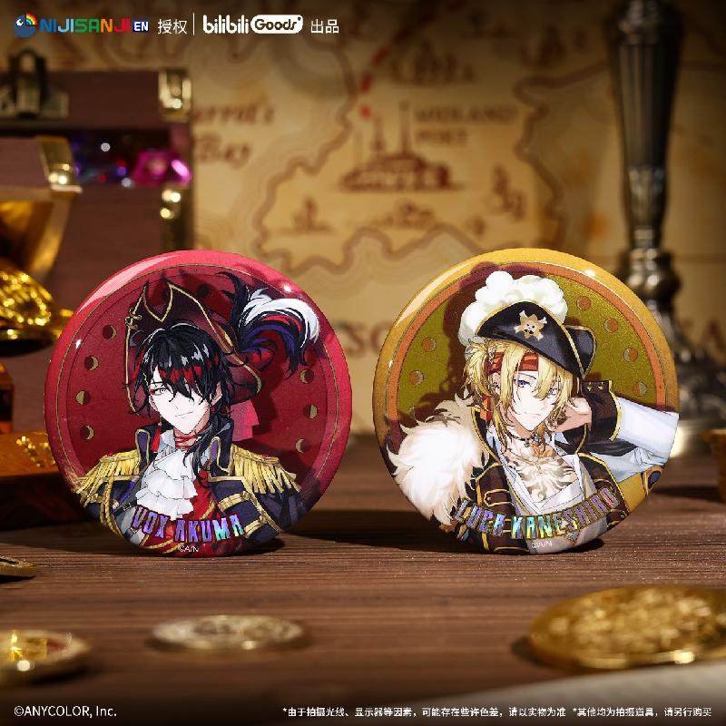 哔哩哔哩NIJISANJI EN航海家系列马口铁徽章立牌相卡发声团子,模玩/动漫/周边/娃圈三坑/桌游,动漫徽章/立牌,淘宝优惠券,粉丝福利购,淘宝优惠卷