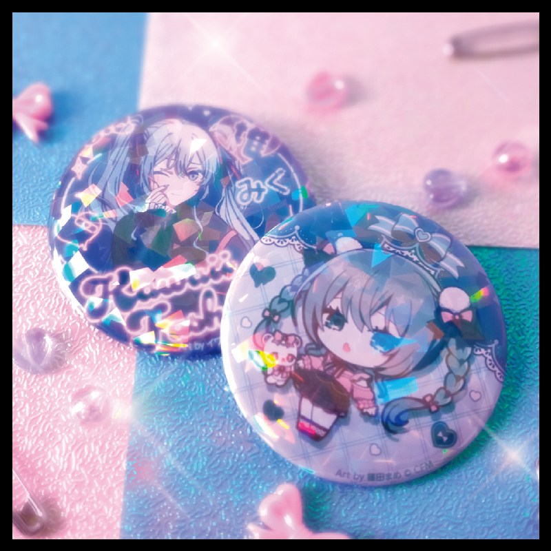 VOCALOID时尚闪底徽章