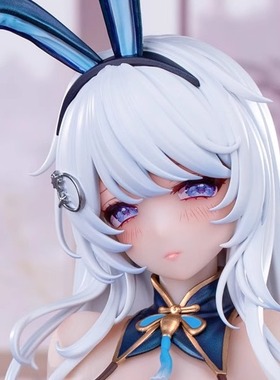 现货哔哩哔哩Hapitopi旗开得胜兔女郎真网袜追视眼温感漆手办