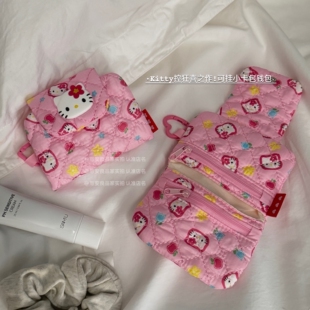 日本helloKitty卡包证件收纳包零钱包迷你小包稀奇古怪小零钱包