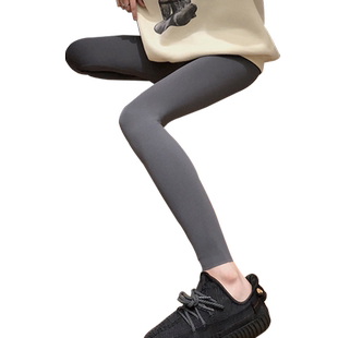 沙鲨鱼裤女外穿小个子八分打底裤高腰收腹强压瑜伽裤2025新款春秋
