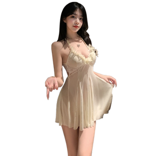 霏慕蕾丝吊带连衣裙子睡衣女性感纯欲风睡裙居家2026新款性感高级