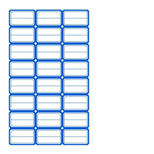 自粘型不干胶标贴分类标签纸双色可选防水标签学生办公用多种尺寸标签纸