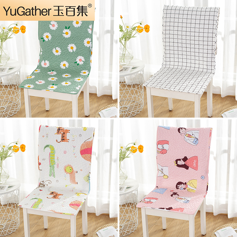 全棉卡通坐垫家用薄款四季