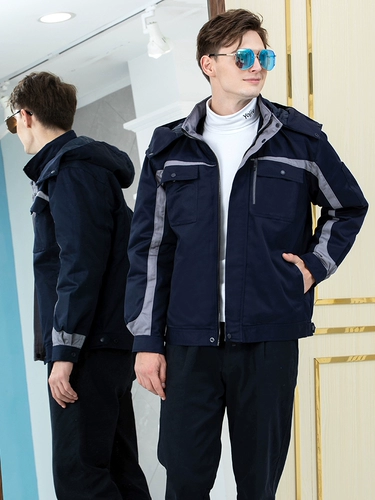 Утепленный пуховик для работы, зимняя куртка, комплект, делается под заказ