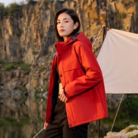 Красная бархатная куртка, увеличенная толщина