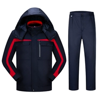 Тибетская синяя комбинация (хлопковая топ+одиночные брюки)