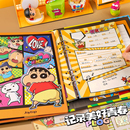 正版 卡通可愛小學(xué)生畢業(yè)紀(jì)念冊六年級高顏值活頁本初中女高級感成長回憶錄留言冊 同學(xué)錄2025年新款 蠟筆小新