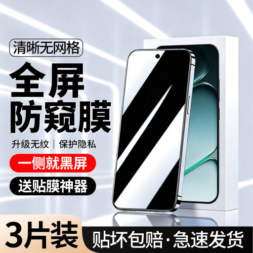 升级防偷窥｜适用一加Ace6钢化膜