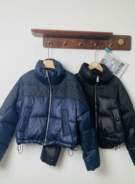 清仓 不退换曼ND 2D890003 牛仔拼接时髦羽绒服