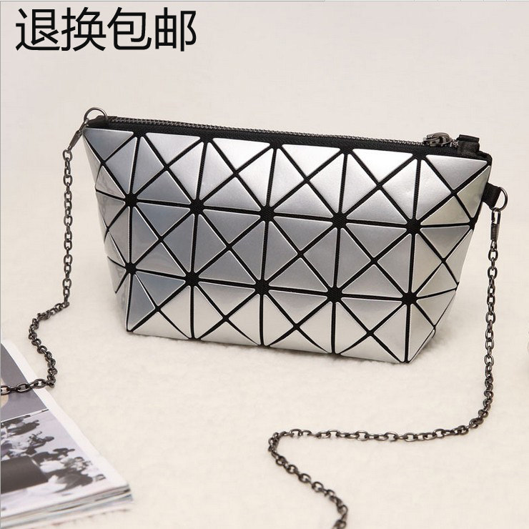 Geometry Rhombus chain Bag 2019 new pattern Japan and South Korea Dumplings laser One shoulder Skew packet Versatilein the Leather/Lady bags/Men's bag, Ms. bags  category - from Buy2taobao.com to provide professional Taobao agent buy service