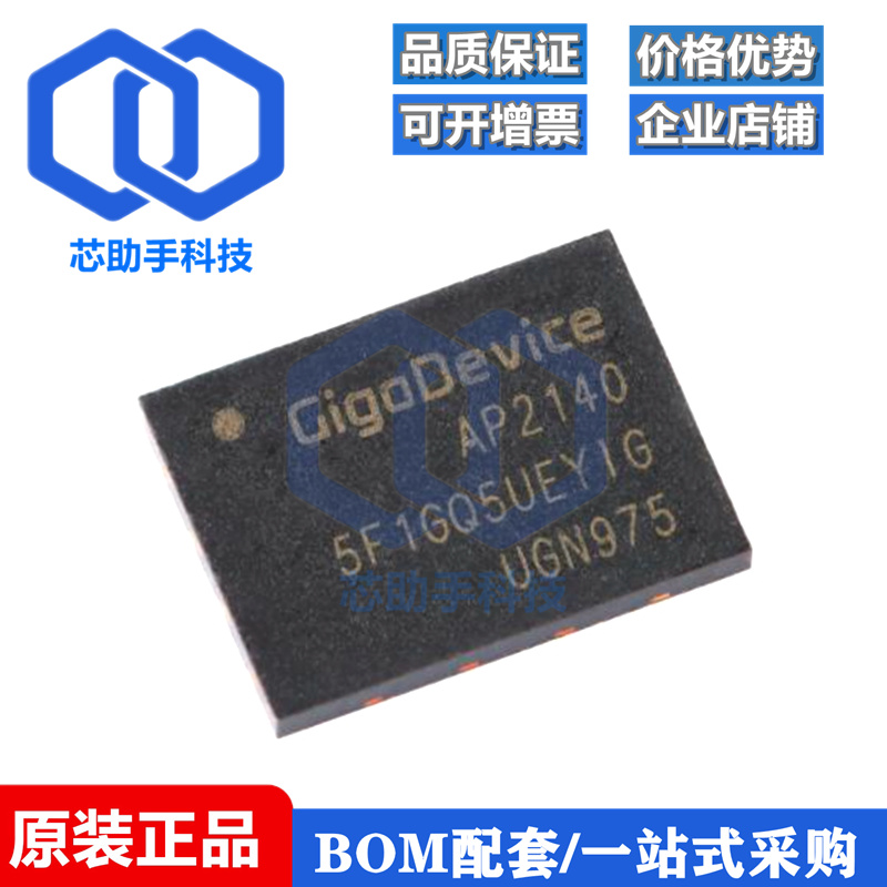 GD5F1GQ5UEYIGR WSON-8 1Gb SLC NAND闪存芯片