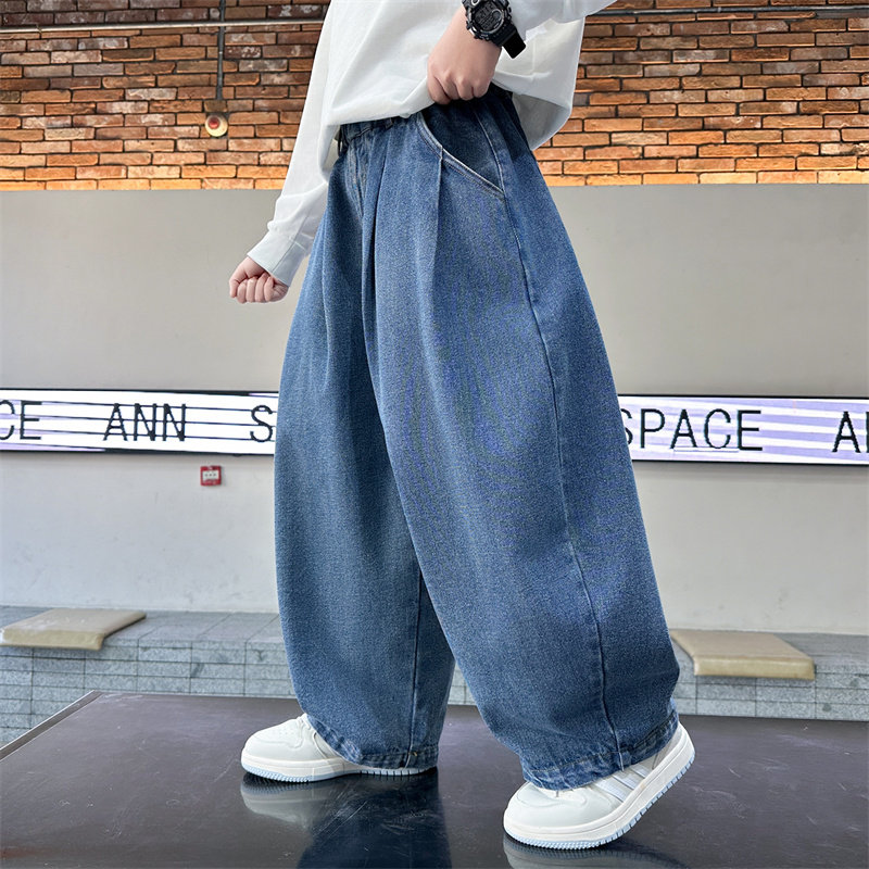 儿童装男童春装裤子2026新款春季中大童男孩春秋款牛仔裤休闲长裤,童装/婴儿装/亲子装,裤子,淘宝优惠券,粉丝福利购,淘宝优惠卷