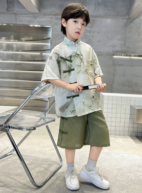 男童夏季汉服套装2026新款