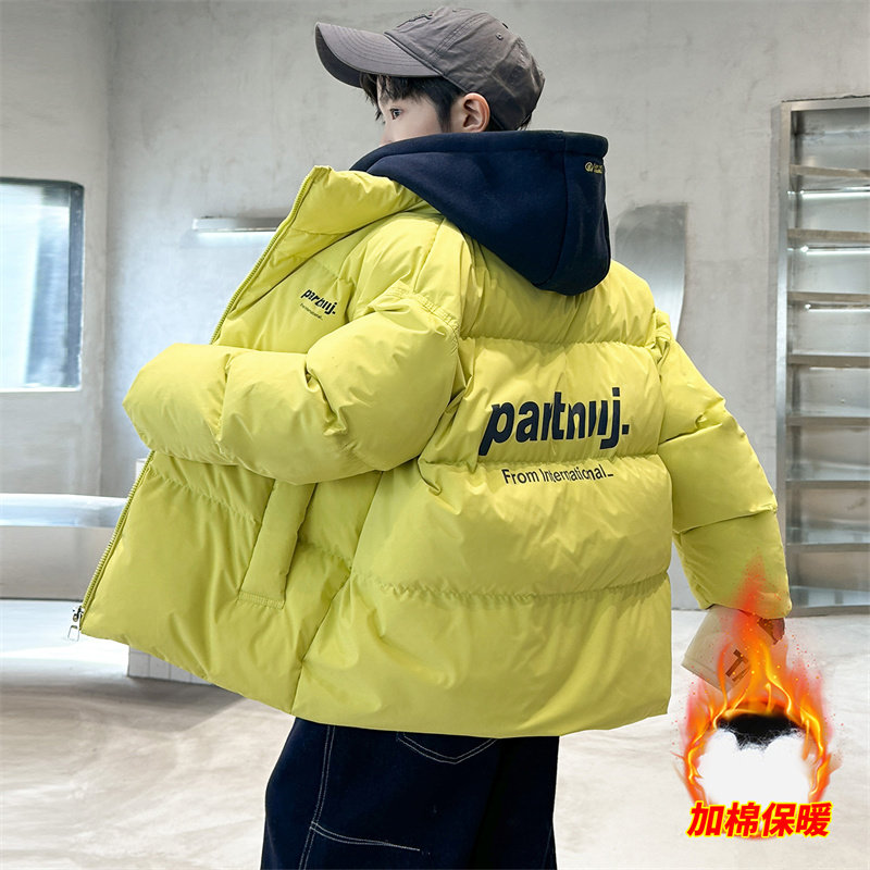 男童秋冬棉袄2025新款