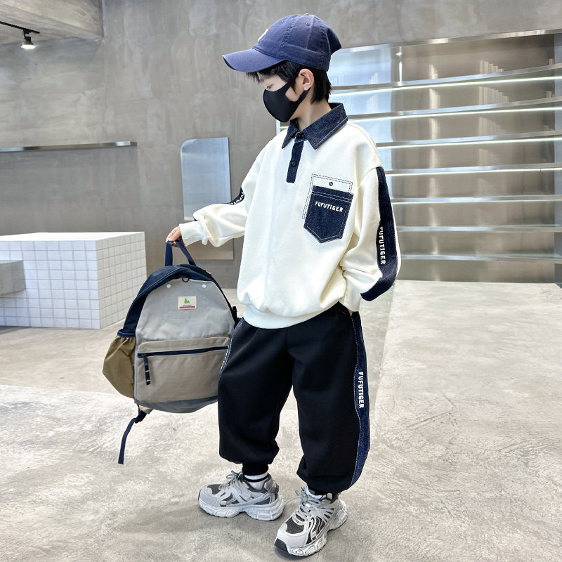 儿童装男童套装春装2026新款春秋款中大童运动男孩卫衣帅气春季潮,童装/婴儿装/亲子装,套装,淘宝优惠券,粉丝福利购,淘宝优惠卷