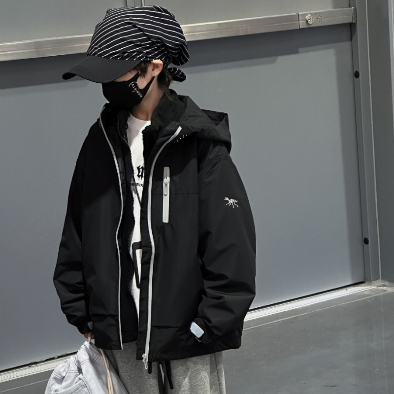 男童三合一冲锋衣2025新款