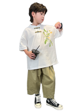 男童夏季汉服套装2026新款