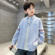 男童外套春秋款 衬衫 2026新款 衣服酷帅中大童男孩春季 潮 春装 儿童装