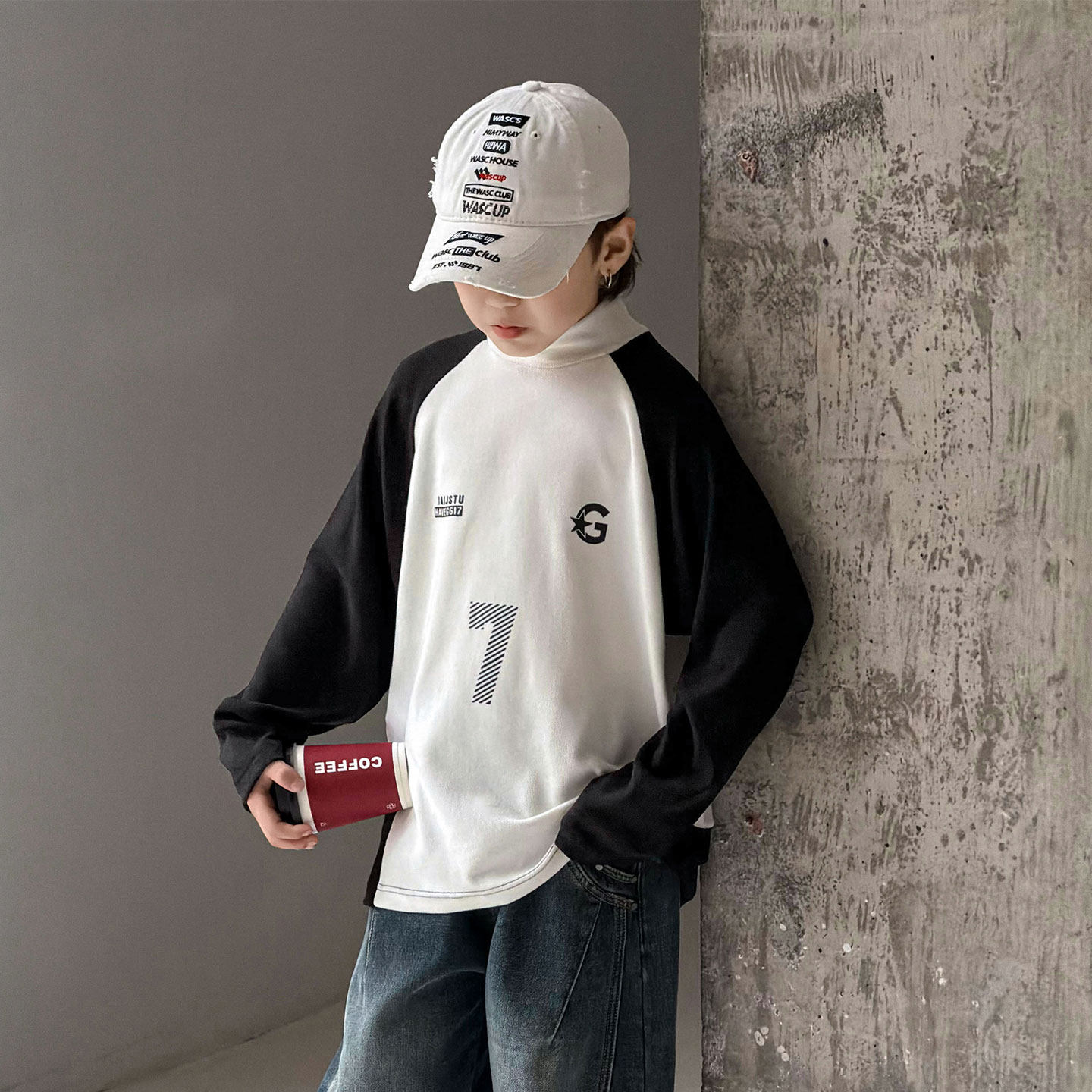 男童秋冬德绒打底衫2025新款