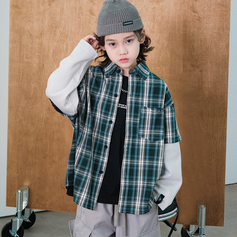 儿童装男童外套春秋款2026新款春装衣服酷帅男孩中大童春季衬衫潮,童装/婴儿装/亲子装,普通外套,淘宝优惠券,粉丝福利购,淘宝优惠卷