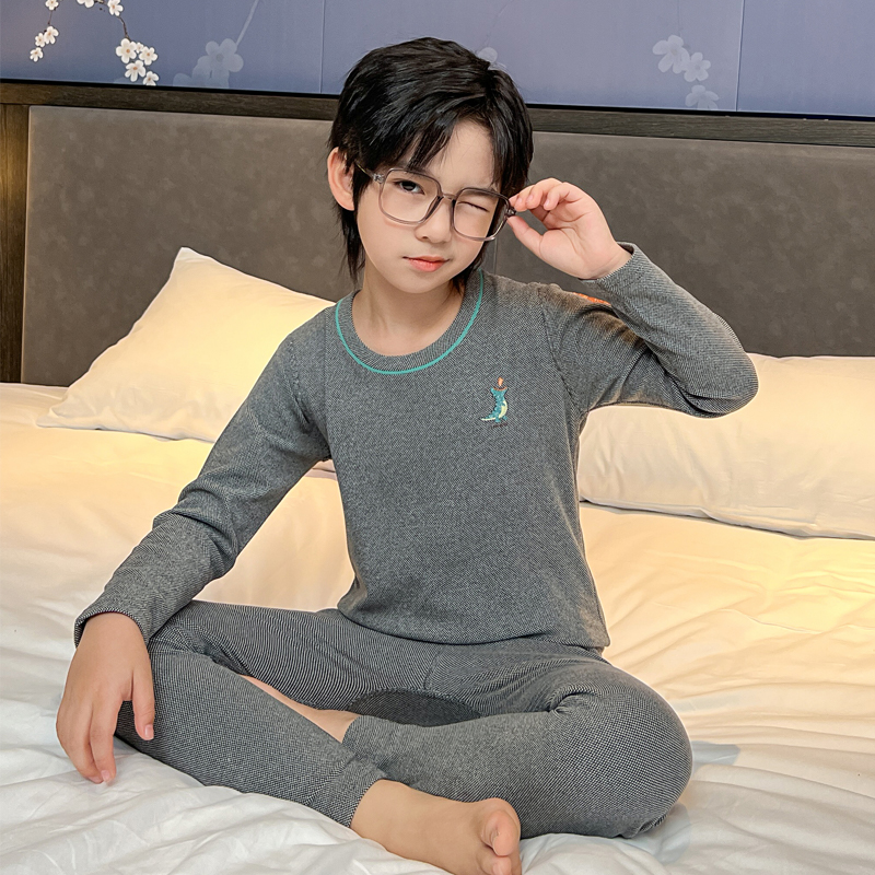 男童秋冬家居服套装2025新款