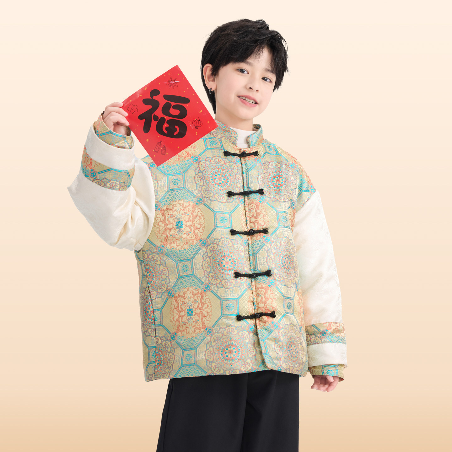 儿童装男童外套夹棉加厚冬季2026新款男孩马年本命年衣服国风汉服,童装/婴儿装/亲子装,汉服,淘宝优惠券,粉丝福利购,淘宝优惠卷