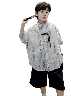 男童夏季汉服套装2026新款