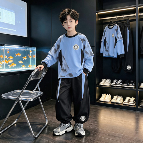 男童春秋套装2026新款