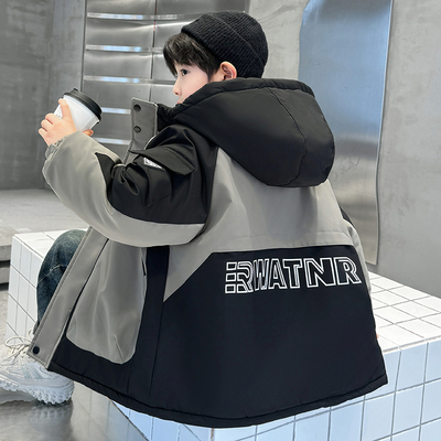 男童外套秋冬款2025新款