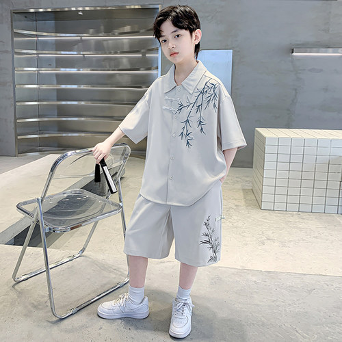 男童夏季汉服套装2026新款
