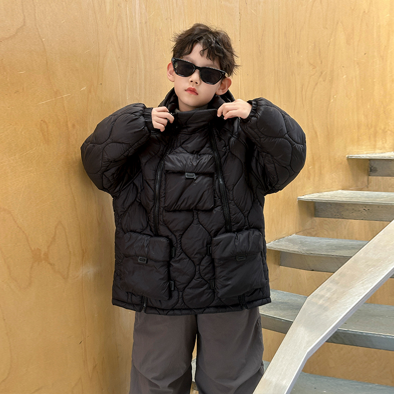 男童秋冬棉袄2025新款