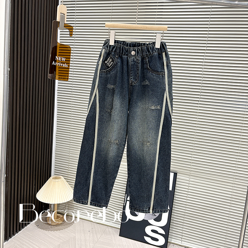 男童秋装裤子2025新款