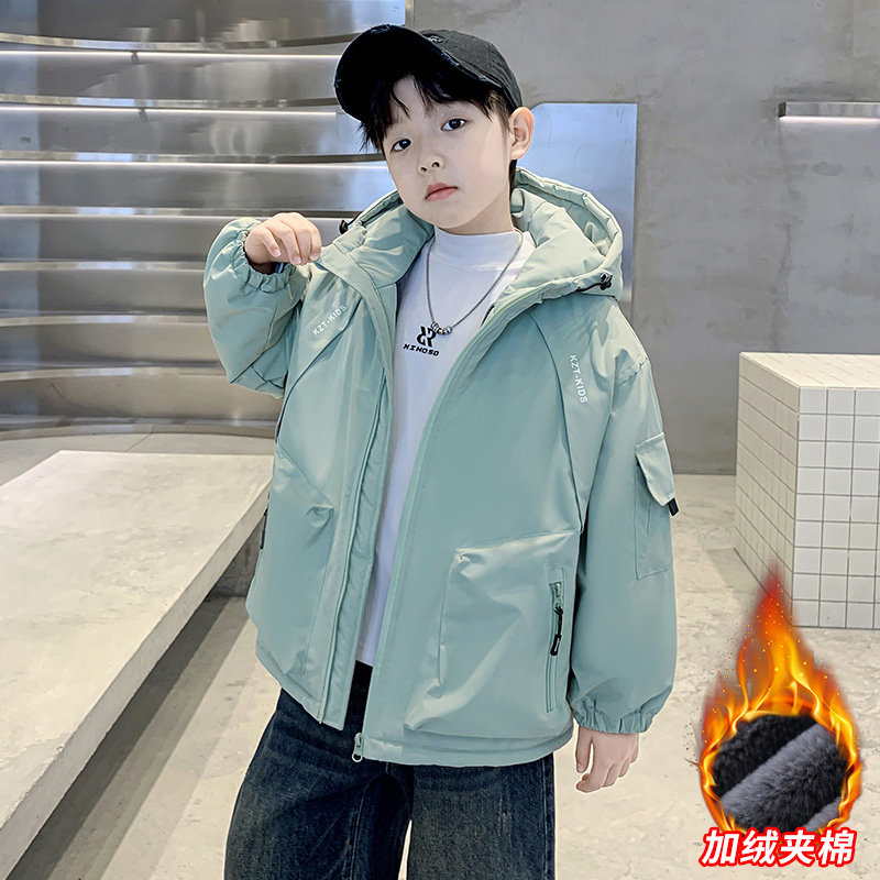 儿童装男童外套秋冬款2025新款中大童冬季加绒加厚派克服男孩冬装,童装/婴儿装/亲子装,普通外套,淘宝优惠券,粉丝福利购,淘宝优惠卷