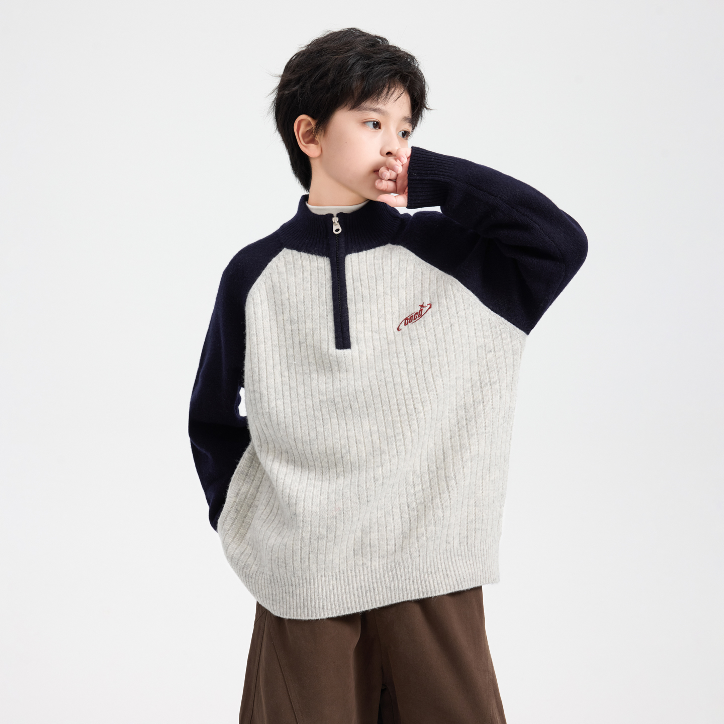 男童秋冬毛衣2025新款