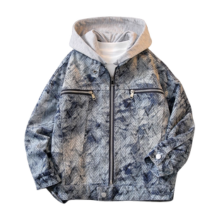 儿童装男童春装牛仔外套2026新款中大童春秋款酷帅衣服春季男孩潮