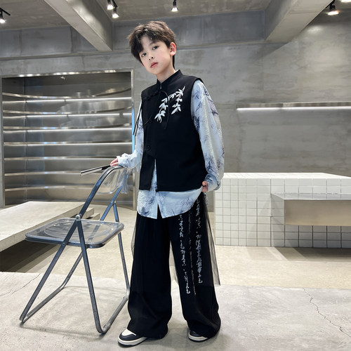 男童春秋套装2026新款