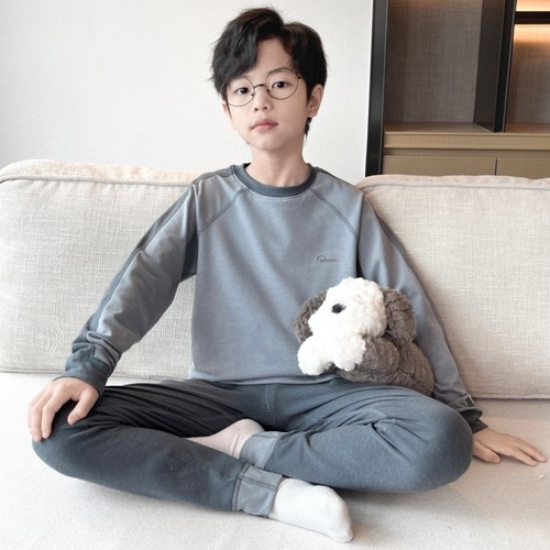 男童秋冬家居服套装2025新款