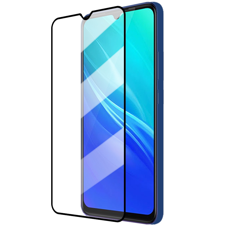 适用VivoY7S4G黑边钢化膜