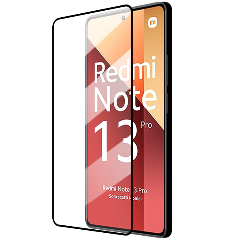 适用Redmi红米Note13Pro 4G黑边钢化膜小米23117RA68G大视窗无白边手机膜全屏高清抗指纹护眼防蓝光防爆屏保