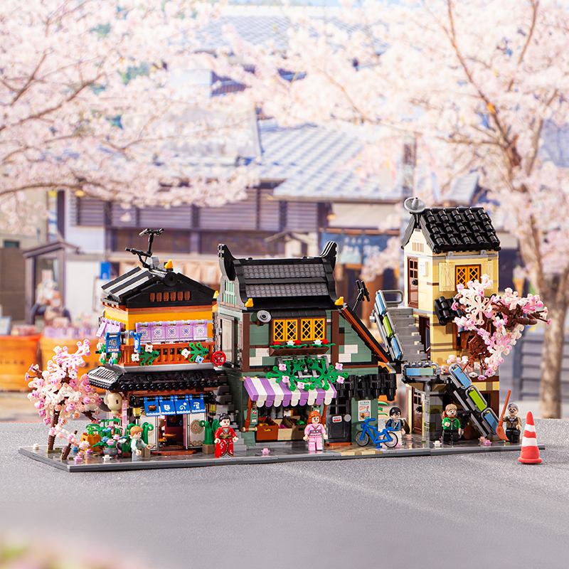 俐智loz小颗粒积木日式