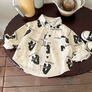 男童外套春秋款2026新款儿童春装上衣宝宝春季洋气时髦薄款衣服潮