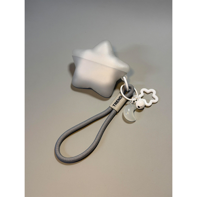 ins原创韩系银灰色星星适用AirPods4代耳机壳苹果5代蓝牙AirPodsPro三代软1/2/3代硅胶Pro2代男女款Pro3代套