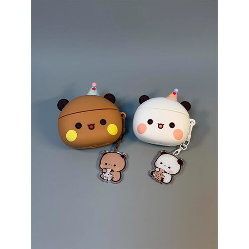 情侣可爱一二布布小狗适用华为pro4蓝牙freebuds7i/6i耳机壳软freeclip2代/5i硅胶Pro3女款se3防摔套SE2/se4