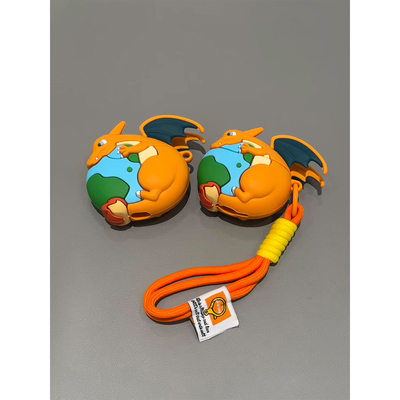 宝可梦原创地球上投喷火龙适用AirPods4代耳机壳苹果Pro三代蓝牙AirPodsPro2代软1/2代硅胶3代防摔套Pro二代