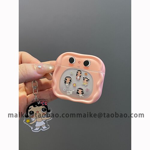 超火人气可爱镂空小玉适用AirPods5代耳机壳4代苹果AirPodsPro3代蓝牙1/2/3代软硅胶Pro2代防摔保护套Pro三代