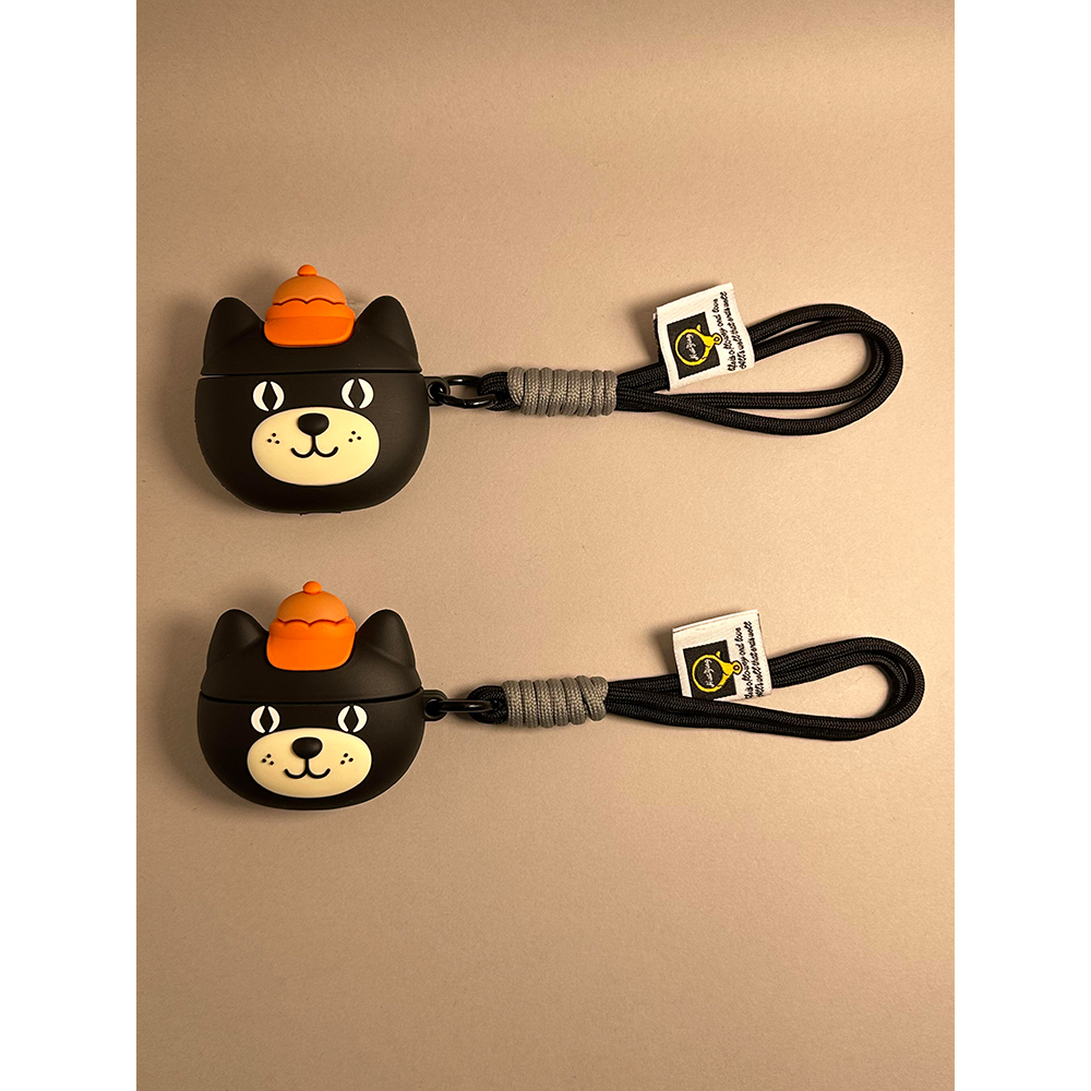 jellycat趣味呆萌可爱吉利猫老板适用苹果无线蓝牙AirPodsPro耳机壳4代软AirPods1/2硅胶AirPods3保护套Pro2